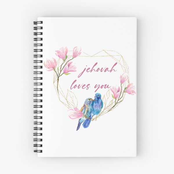 Item preview, Jehovah Loves You! Spiral Notebook designed and sold by crafts-gift.