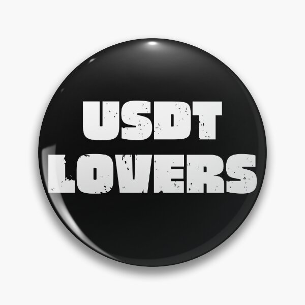 Item preview, USDT Lover Bold Typography  designed and sold by garniturex.