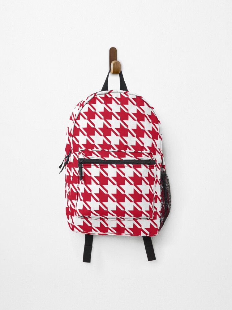 Red and White Houndstooth Pattern display picture 3