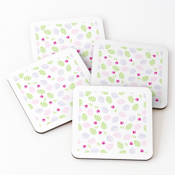 Item preview, pink and green eggs wallpaper designed and sold by JAG2B.