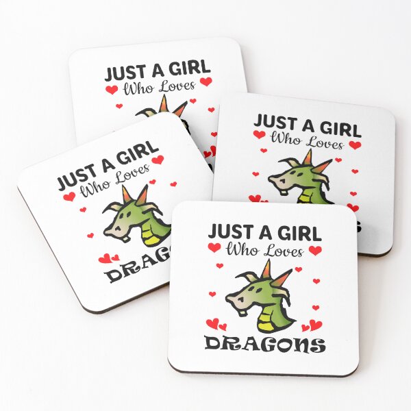 Item preview, Just a Girl Who Loves Dragons designed and sold by mmammammira.