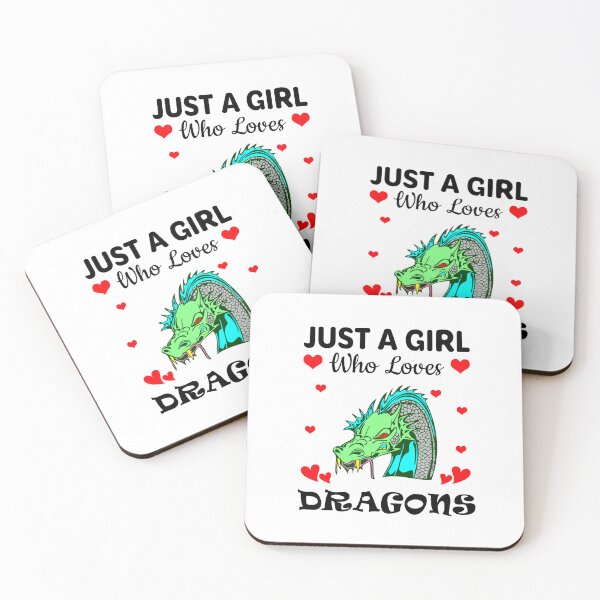 Item preview, Just a Girl Who Loves Dragons designed and sold by mmammammira.