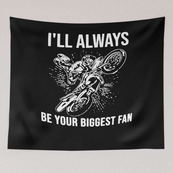 Item preview, I'll Always Be Her Biggest Fan Funny Motorbike Racer designed and sold by KimberlyxMenard.