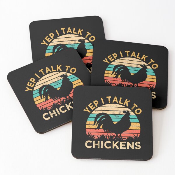 Item preview, Yep I Talk To Chickens Vintage Funny Chicken Farmer Gift designed and sold by davetmccall.