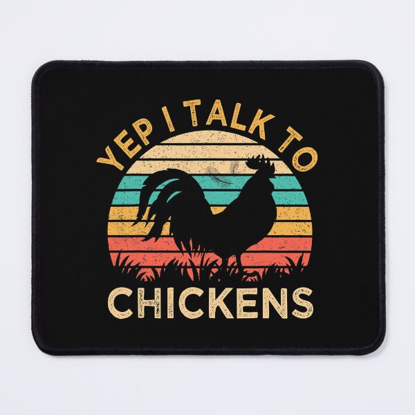 Item preview, Yep I Talk To Chickens Vintage Funny Chicken Farmer Gift designed and sold by davetmccall.
