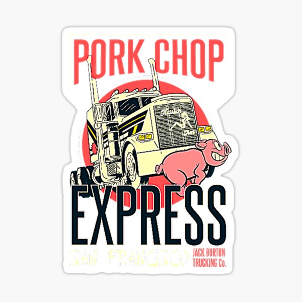 EMC Graphics Jack Burtons The Pork Chop Express Vinyl Waterproof Sticker Decal Car Laptop Wall Window Bumper Sticker 5 