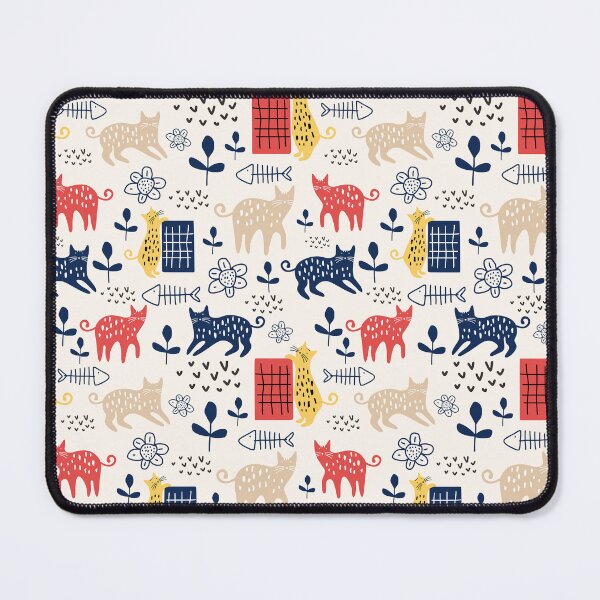 Item preview, Adorable Cats Illustration Pattern Essential T-shirts Accessories (Colour) designed and sold by bailong1668.