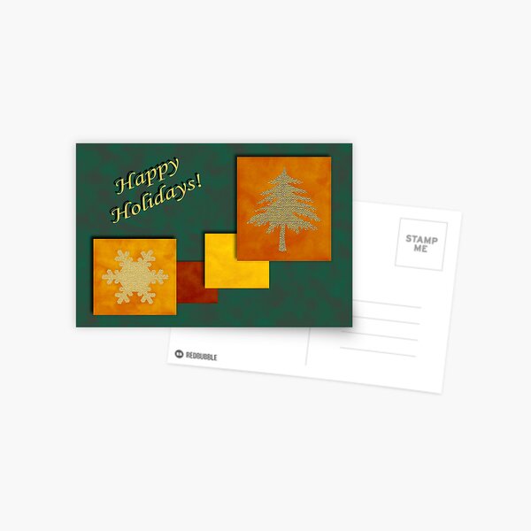Holiday Accents1 Postcard
