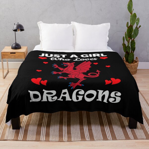 Item preview, Just a Girl Who Loves Dragons designed and sold by mmammammira.