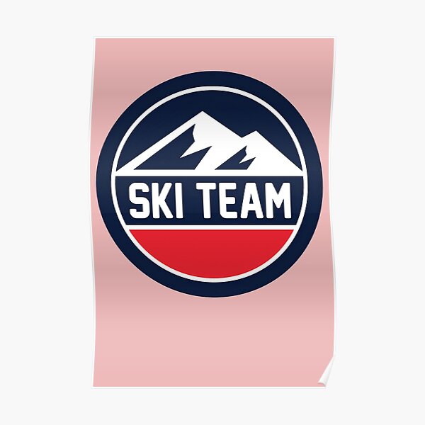 "Us Ski Team Usa Logo United States Symbol" Poster by HNMATHEYD Redbubble