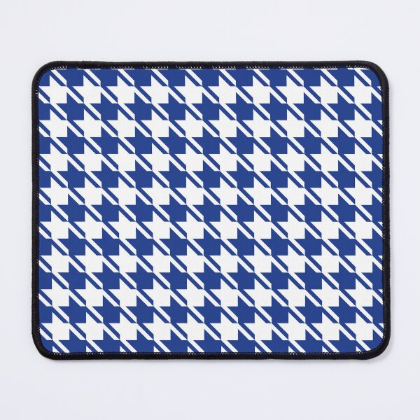 Item preview, Blue and White Houndstooth Pattern designed and sold by TMBTM.