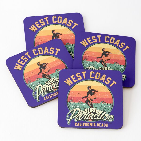 Item preview, Surfing the waves of California, west coast designed and sold by Bela Ambrus.