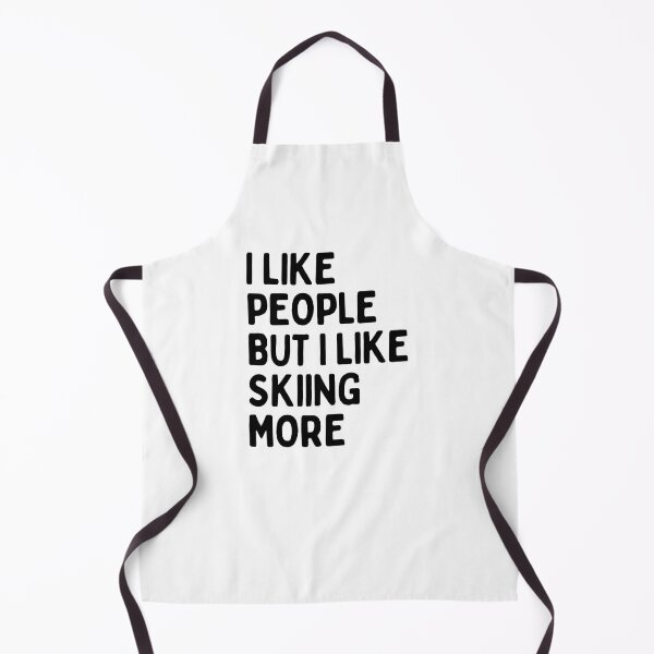 Item preview, I like people BUT I like skiing more designed and sold by TheGreenGoat.