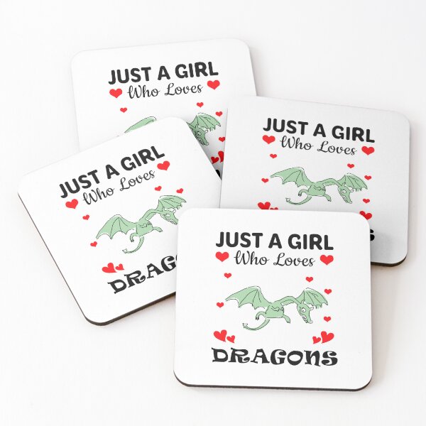 Item preview, Just a Girl Who Loves Dragons designed and sold by mmammammira.