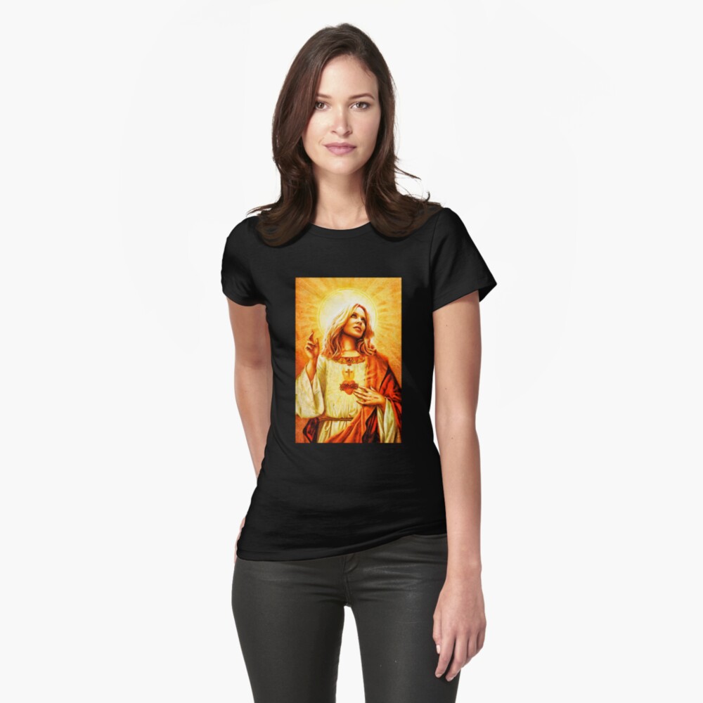Aperçu de l'œuvre T-shirt moulant créée et vendue par ElizaDrake.