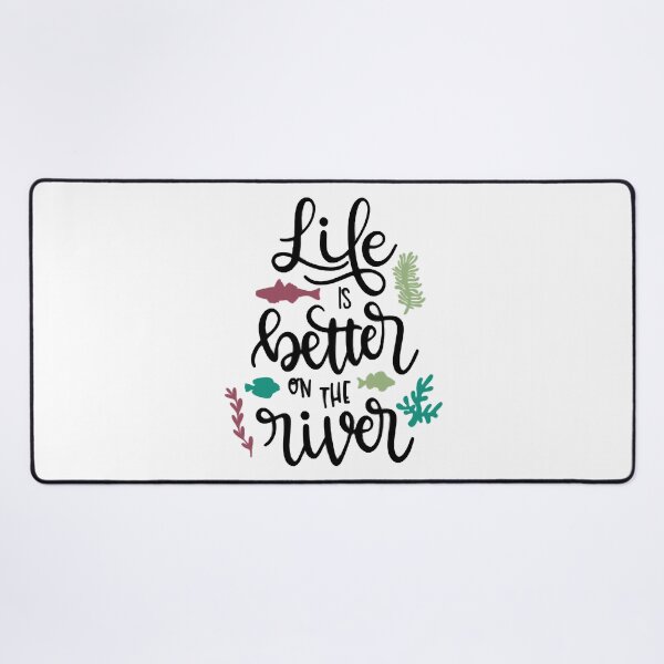Item preview, Life is better on the river designed and sold by EdwardsGaia.
