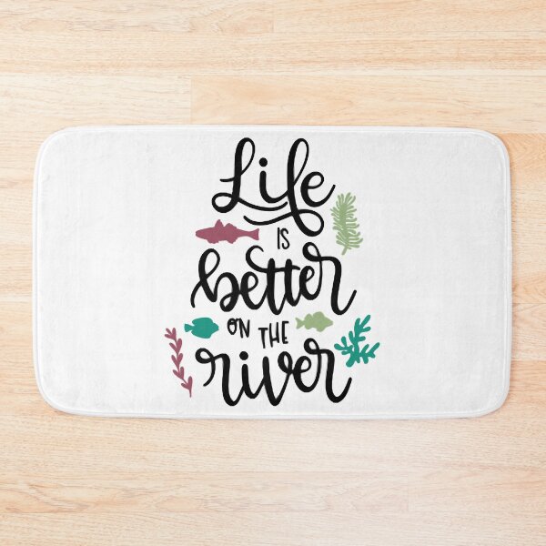Item preview, Life is better on the river designed and sold by EdwardsGaia.