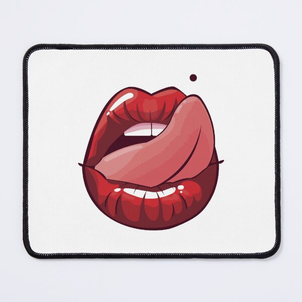 Item preview, Sexy Lips Lipgloss Tongue Women kiss erotic designed and sold by EdwardsGaia.