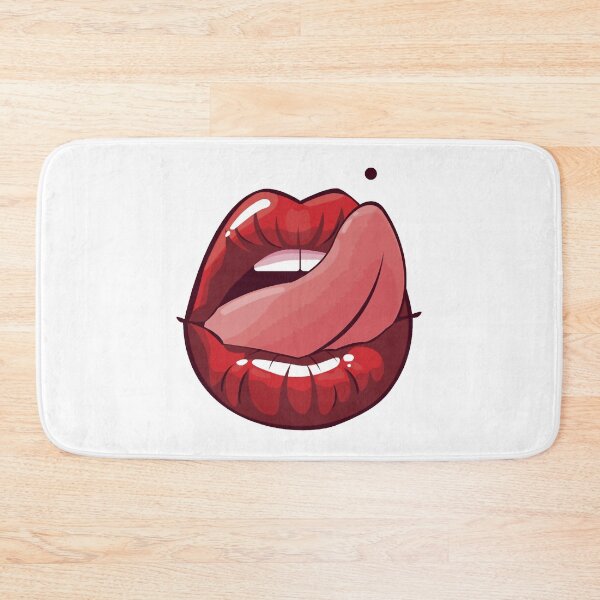 Item preview, Sexy Lips Lipgloss Tongue Women kiss erotic designed and sold by EdwardsGaia.