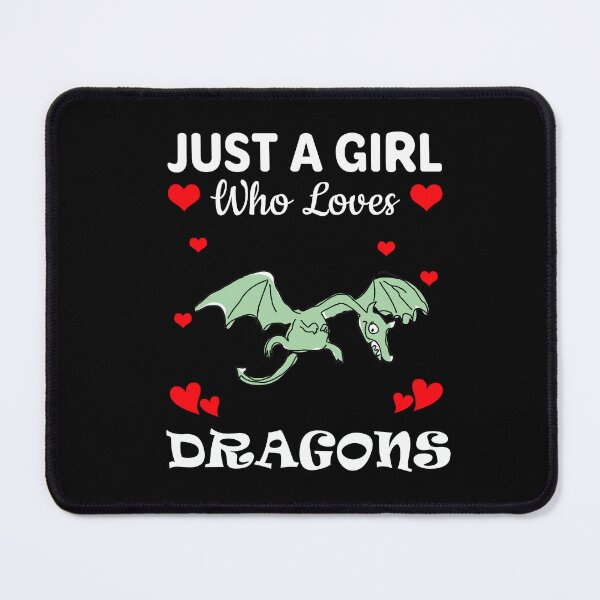 Item preview, Just a Girl Who Loves Dragons designed and sold by mmammammira.