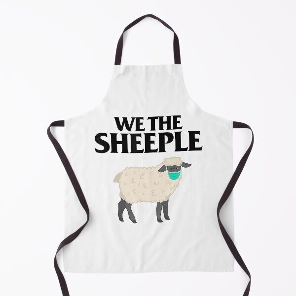 Item preview, We the Sheeple funny Anti mask sheep with face designed and sold by EdwardsGaia.