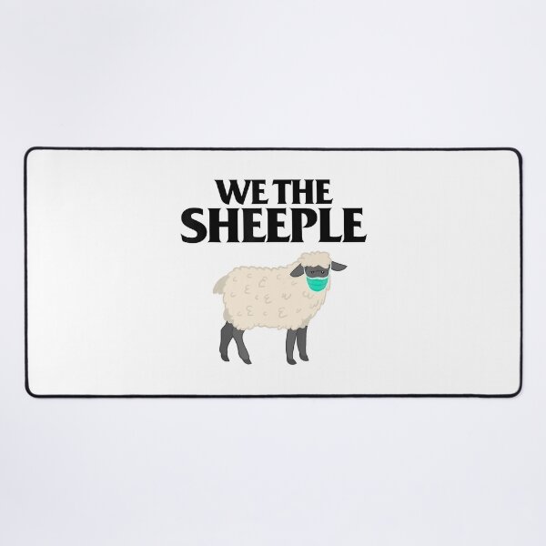 Item preview, We the Sheeple funny Anti mask sheep with face designed and sold by EdwardsGaia.