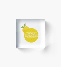 this is us lemonade quote Acrylic Block