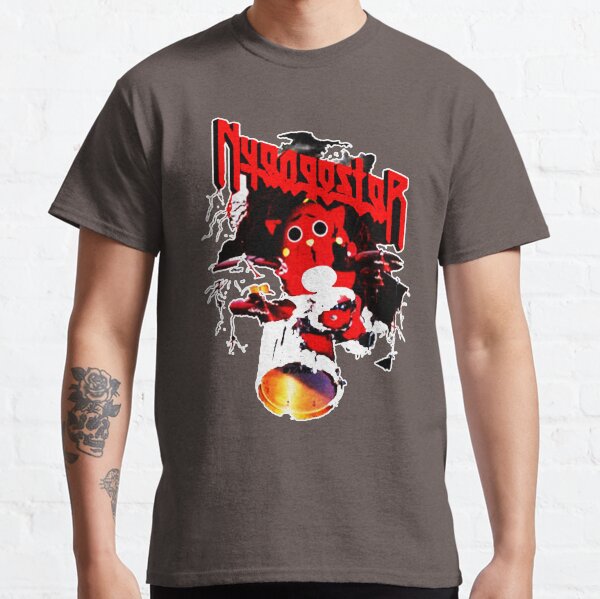 Red Cat Anime Drummer Classic T-Shirt