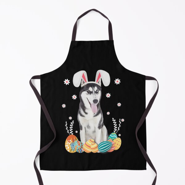 Item preview, Bunny Siberian Husky Dog Happy Easter Day Lover Egg Hunt designed and sold by PerkinsAarav.