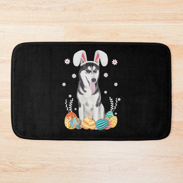 Item preview, Bunny Siberian Husky Dog Happy Easter Day Lover Egg Hunt designed and sold by PerkinsAarav.