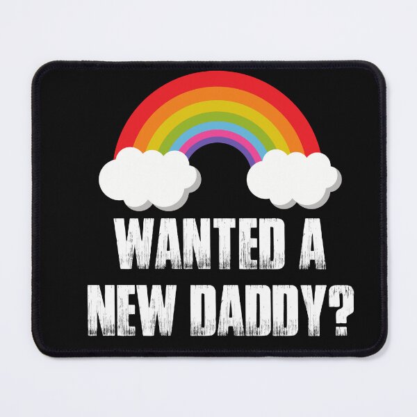 Item preview, Wanted a new daddy Bold typography designed and sold by garniturex.