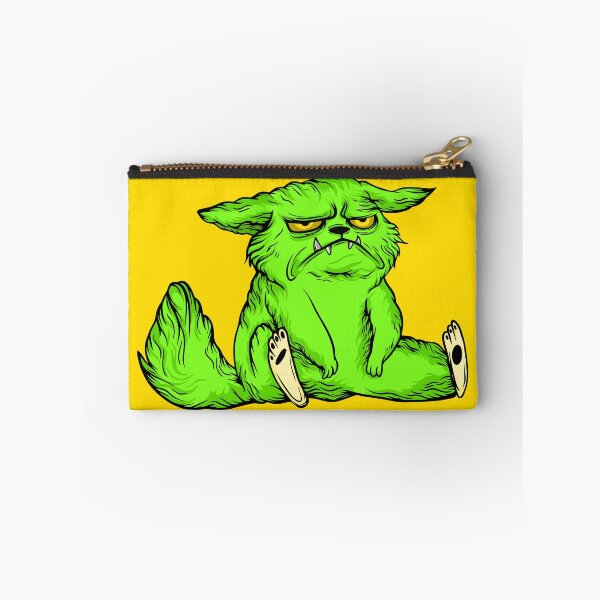 Item preview, Grumpy Kitty - Green designed and sold by RazorsandVines.