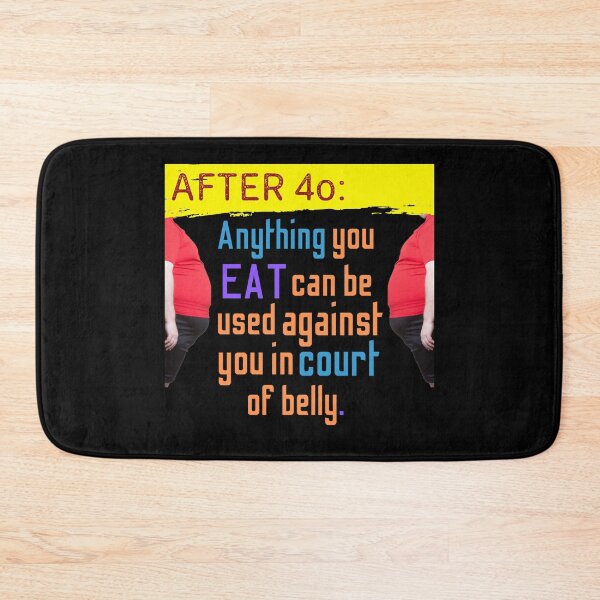 Item preview, After 40 Weight Gain Is Harsh Reality (in black) | Fun Fact designed and sold by CosmicStory.