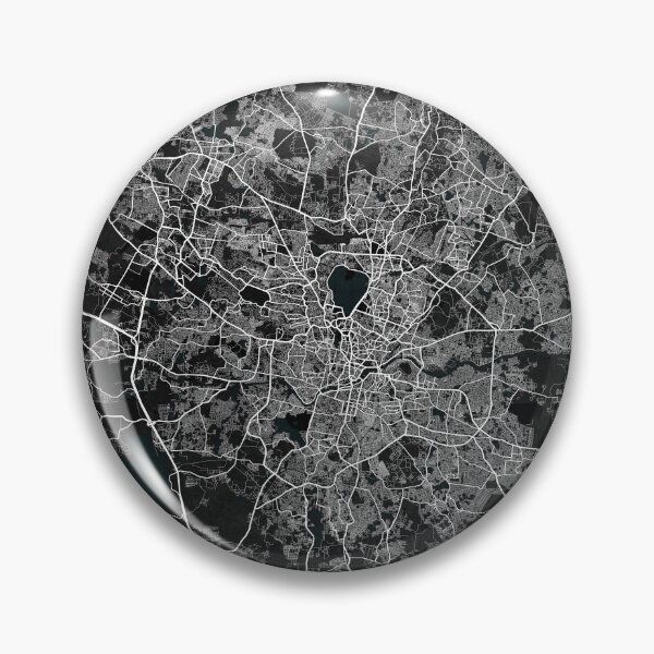 Item preview, Hyderabad City Map of India - Dark designed and sold by deMAP.