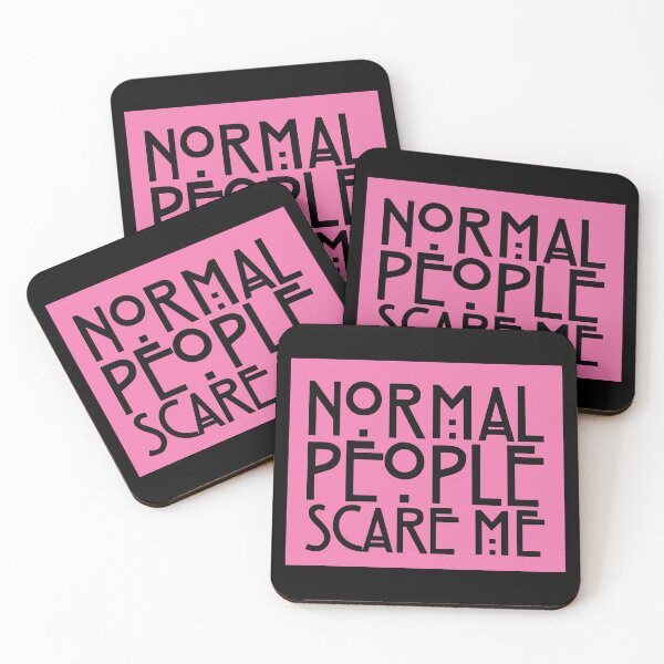 Item preview, normal people scare me designed and sold by arianpink.