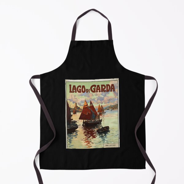 Item preview, Vintage Italian Travel Poster Lago Di Garda Lake designed and sold by Toralloisa.