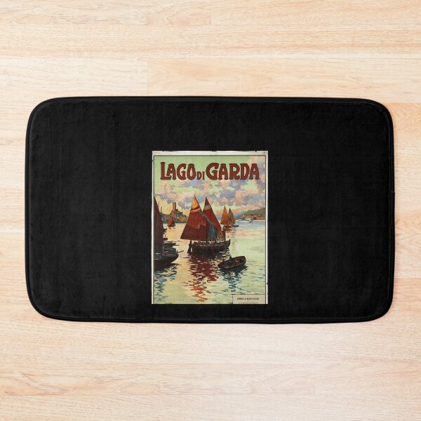 Item preview, Vintage Italian Travel Poster Lago Di Garda Lake designed and sold by Toralloisa.