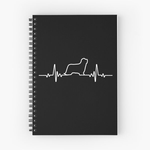 Item preview, Minimalist Heartbeat Bearded Collie designed and sold by More Cute Dogs.