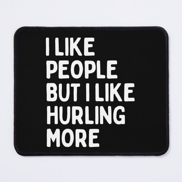 Item preview, I like people BUT I like hurling more designed and sold by TheGreenGoat.