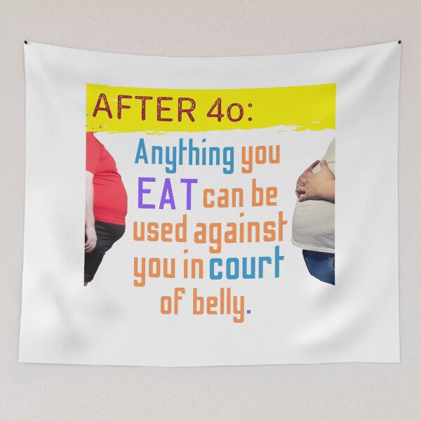 Item preview, After 40 Weight Gain Is Harsh Reality - 2 | Fun Fact designed and sold by CosmicStory.