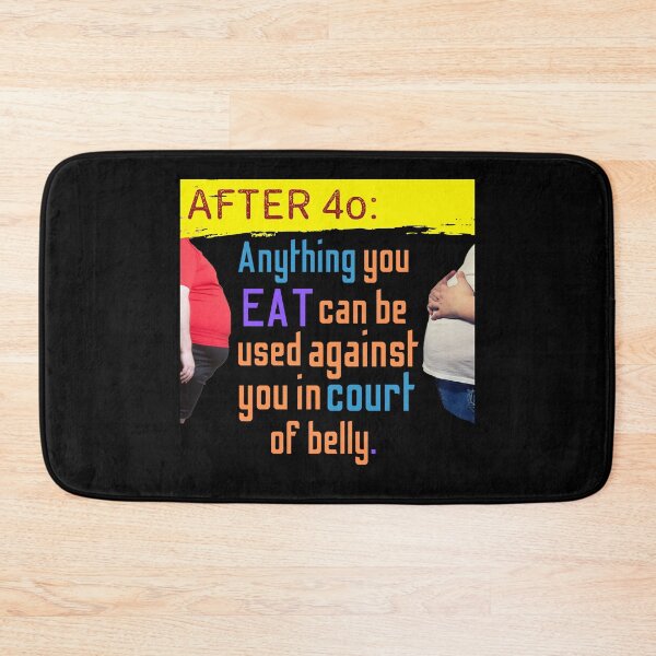 Item preview, After 40 Weight Gain Is Harsh Reality - 2 (in black) | Fun Fact designed and sold by CosmicStory.