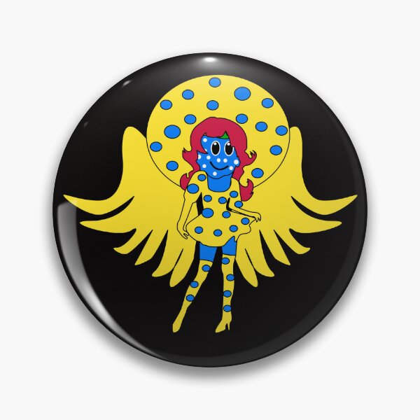 Item preview, Cute Blue Girl Angel Willow Pill designed and sold by Raju-Creative.