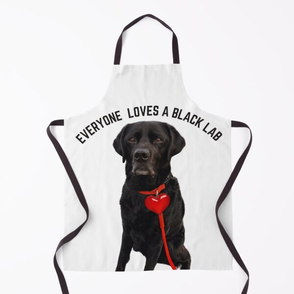 Item preview, Everyone Loves A Black Lab - Black Labrador Heart Design designed and sold by DiscoDavey.