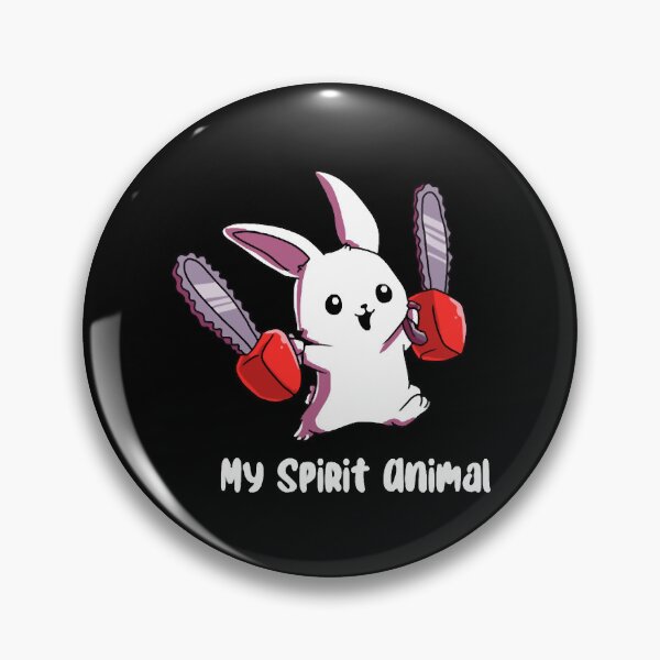 Item preview, My Spirit Animal Rabbit with Chainsaw Gift designed and sold by WilsonGaius.