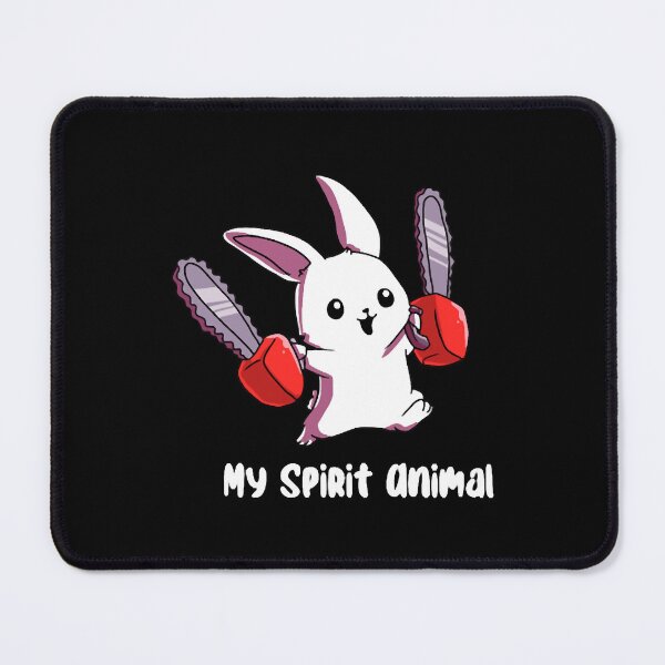 Item preview, My Spirit Animal Rabbit with Chainsaw Gift designed and sold by WilsonGaius.