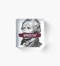 Bloque acrílico Alexander Hamilton
