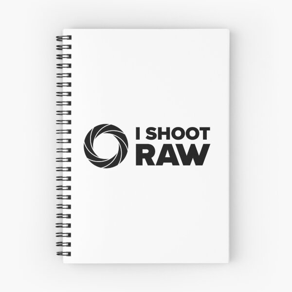 Item preview, I Shoot Raw II - Photography Design (Black Text) designed and sold by STUDIO-72.