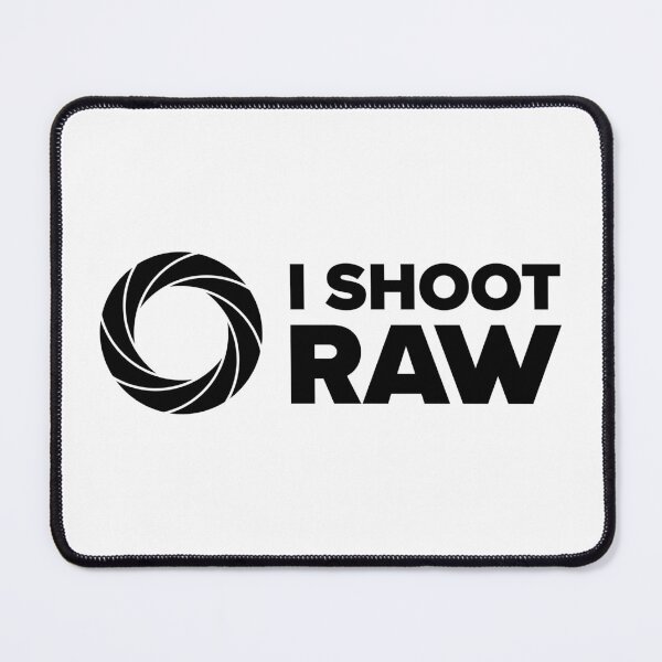 Item preview, I Shoot Raw II - Photography Design (Black Text) designed and sold by STUDIO-72.