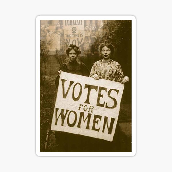 Vista previa del artículo con la obra «"Votos para las mujeres'.», diseñado y vendido por chainfemale.