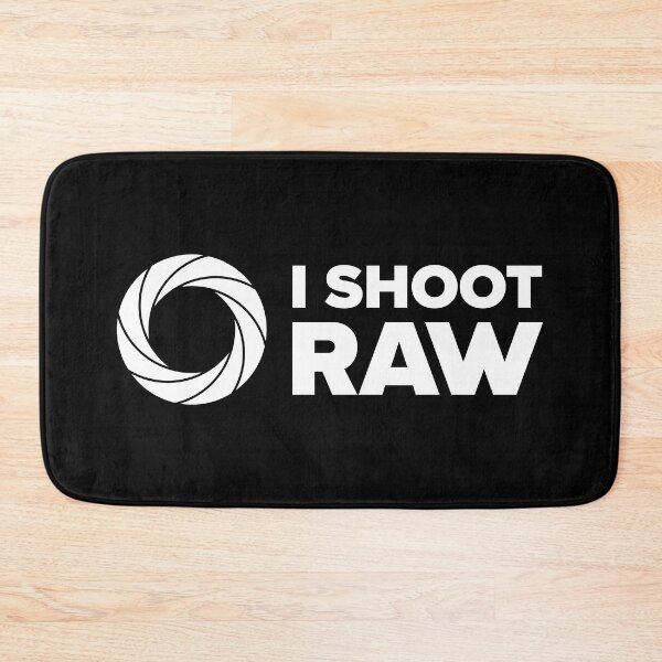 Item preview, I Shoot Raw II - Photography Design (White Text) designed and sold by STUDIO-72.